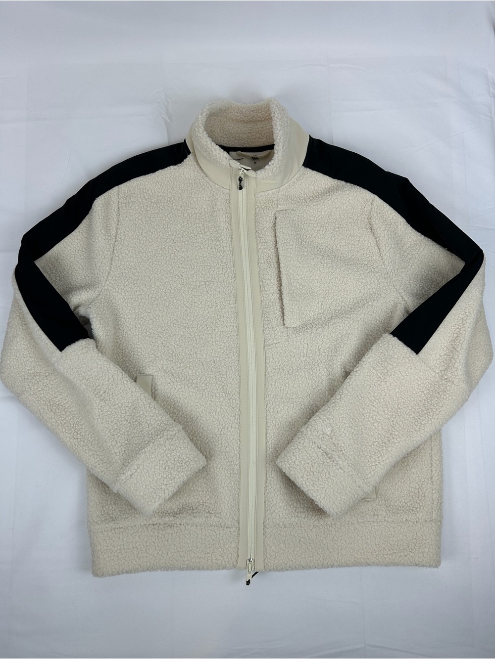 *NEW* VRST Sherpa Fleece Jacket Full Zip Light Sand Men’s Medium